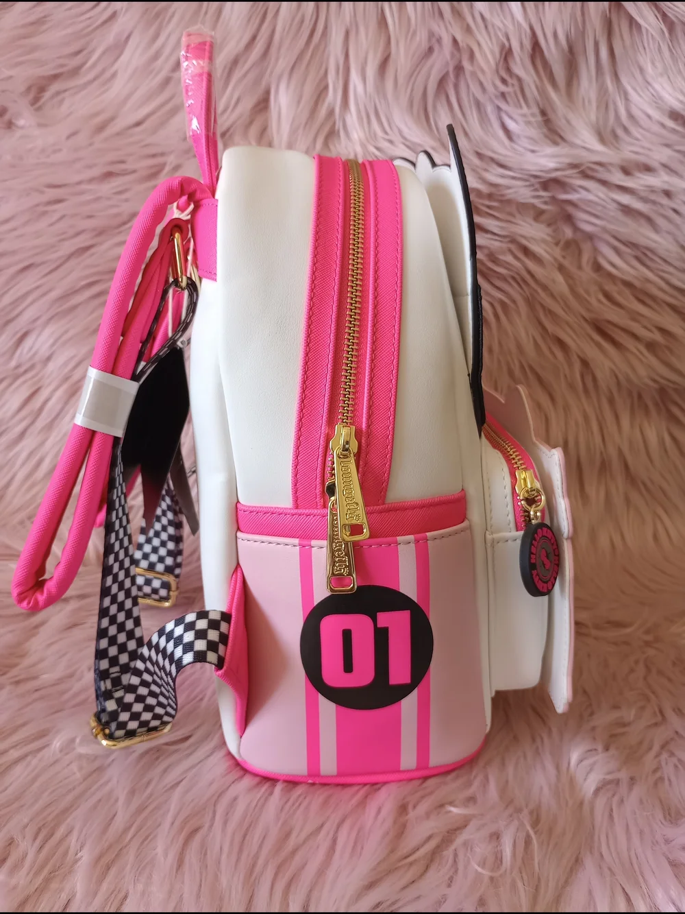 Loungefly Sanrio Hello Kitty Tokyo Speed Racer Cosplay Mini Backpack